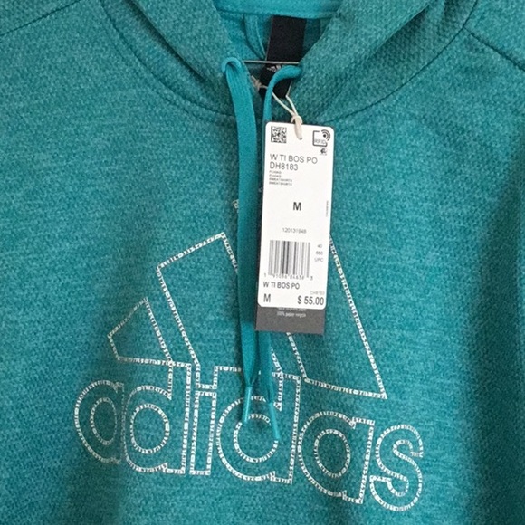 Women's Adidas Team Issue Bos Pullover Hoodie - Picture 8 of 9
